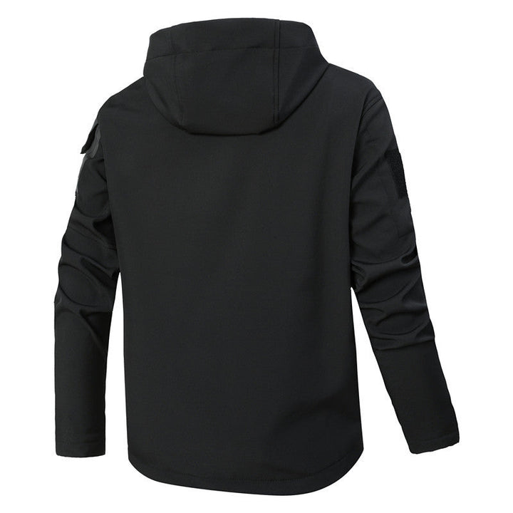 Men's functional softshell jacket with fleece inner lining and hood Hudson & Parker