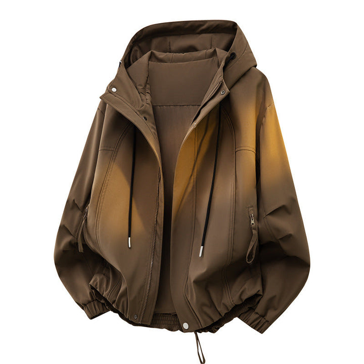 Men's Urban Tech Hoodie with weatherproof membrane, concealed zipper & elastic hem Hudson & Parker