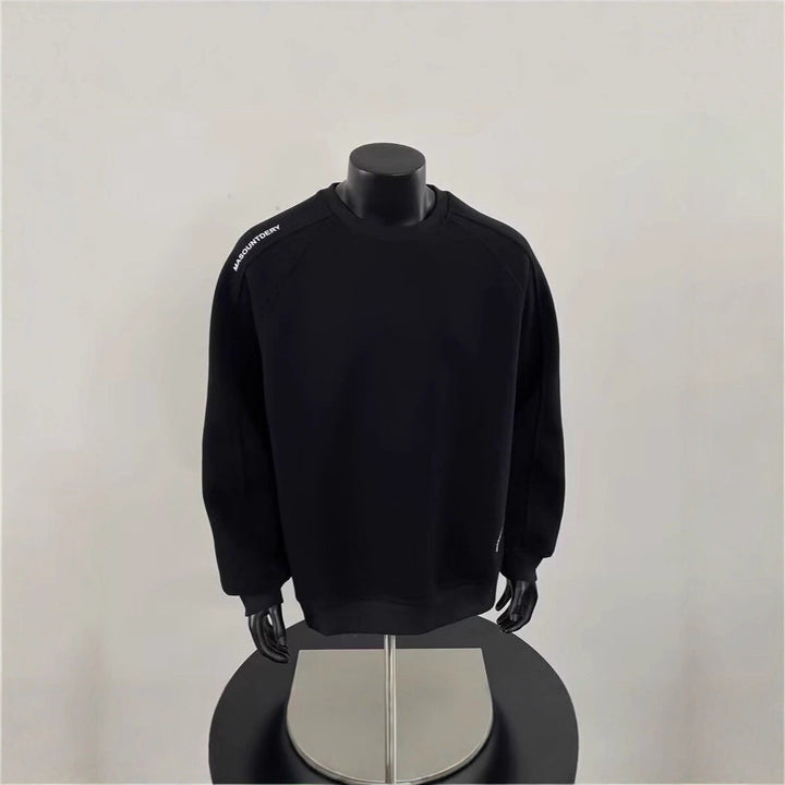 Men's Stylish Sweatshirt with Shoulder Patch Design Hudson & Parker