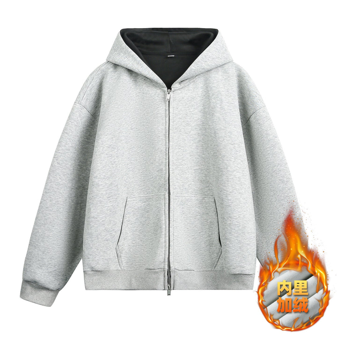 Unisex Oversized Hoodie with contrasting inner lining and deep kangaroo pocket Hudson & Parker