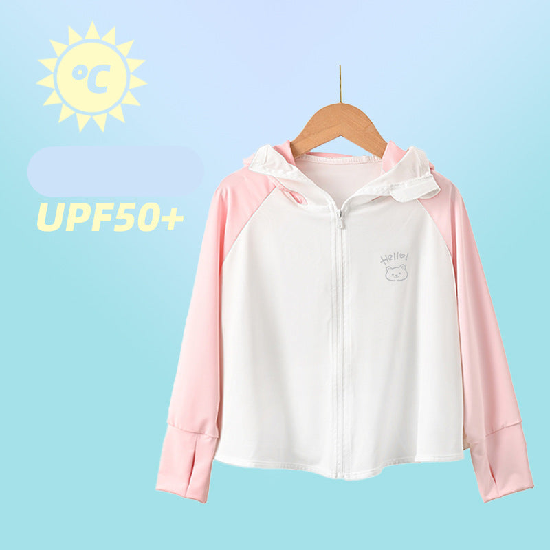 Boys UV protection hooded jacket Hudson & Parker