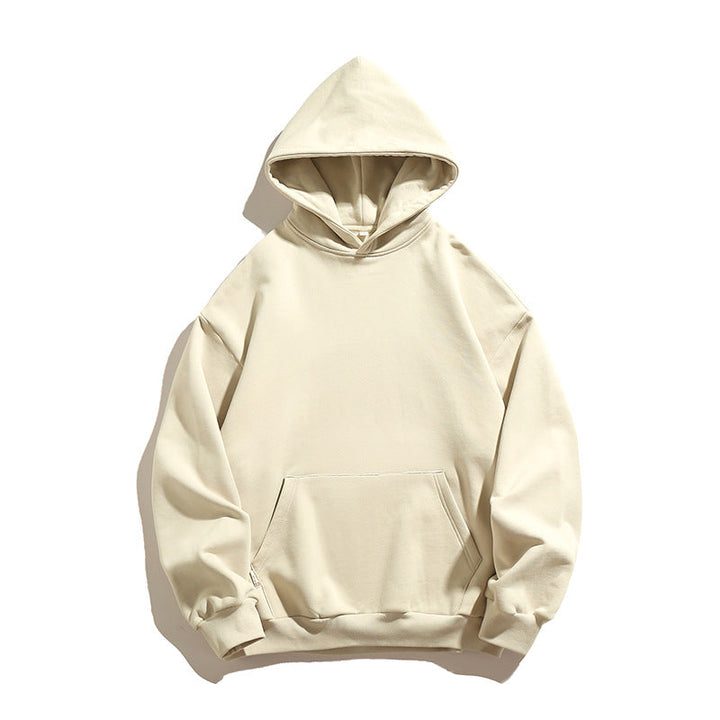Unisex Boxy Hoodie with minimalist seam design, kangaroo pocket and extended back Hudson & Parker