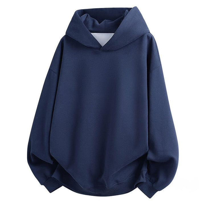 Women's Oversize Hoodie made of soft blend with ribbed hem and raglan sleeves Hudson & Parker