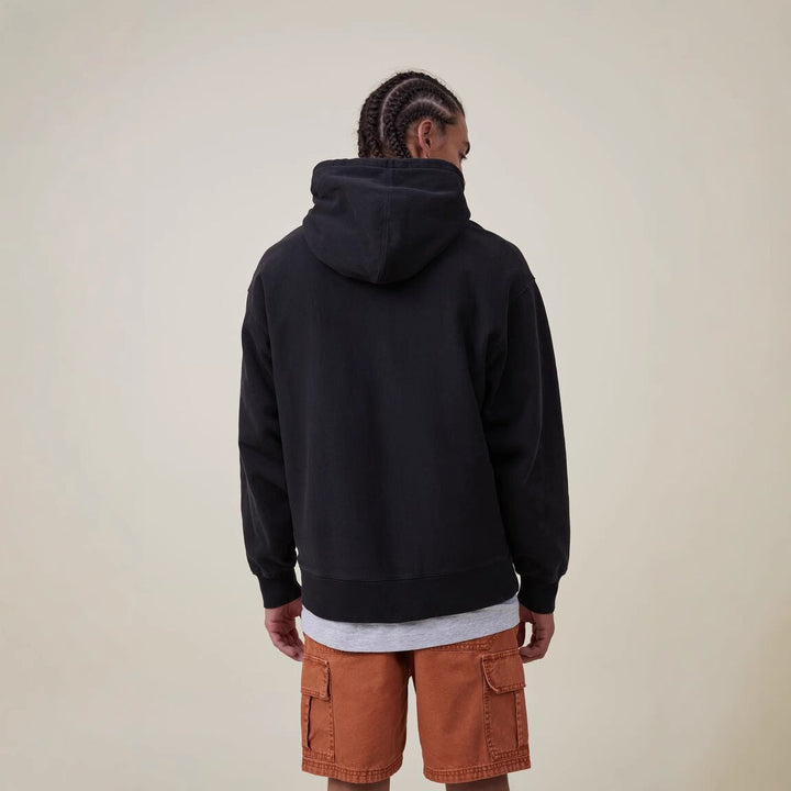 Women’s oversized hoodie dress with kangaroo pocket, extended silhouette and soft French terry Hudson & Parker Fashion