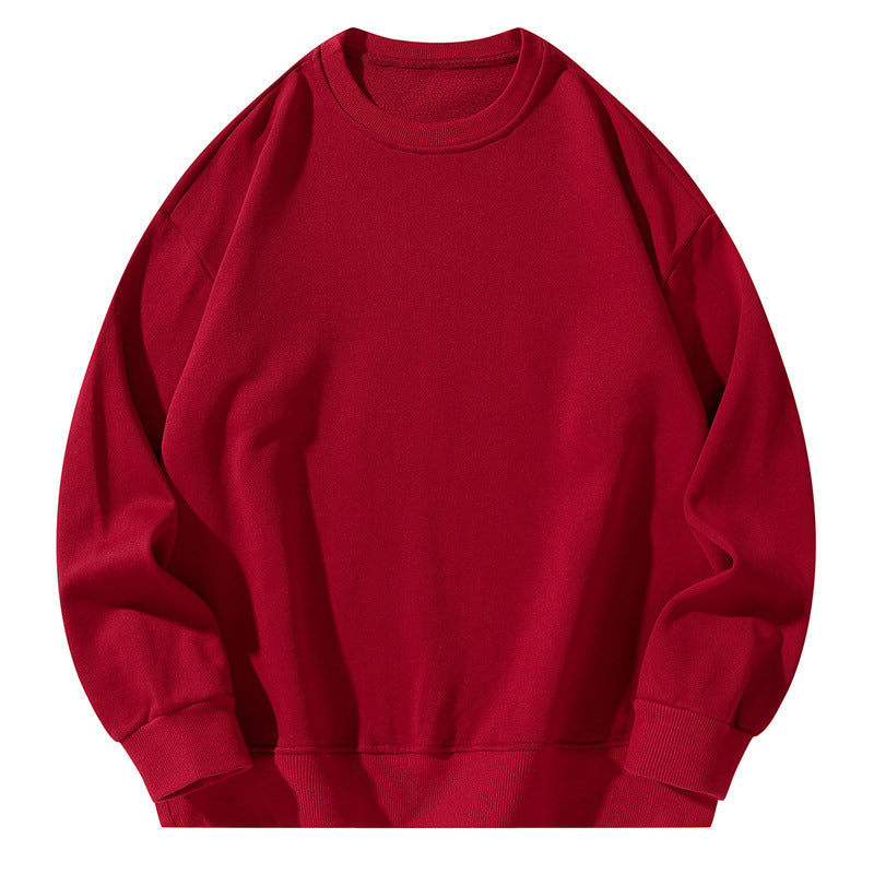 Unisex Oversize Sweatshirt with Round Neck, Dropped Shoulder and Ribbed Hem Hudson & Parker