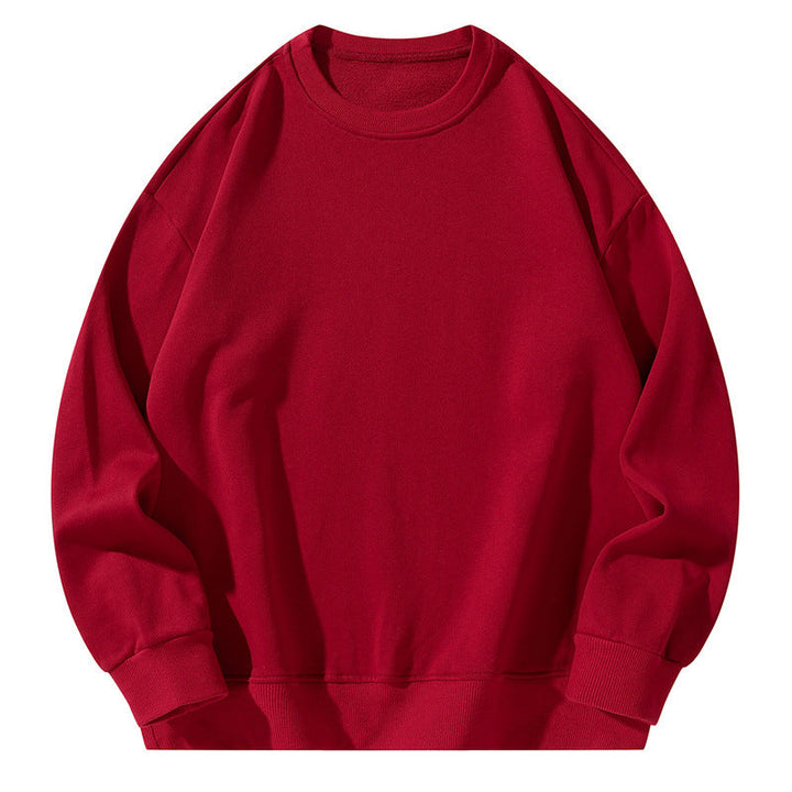 Unisex Oversize Sweatshirt with Round Neck, Dropped Shoulder and Ribbed Hem Hudson & Parker