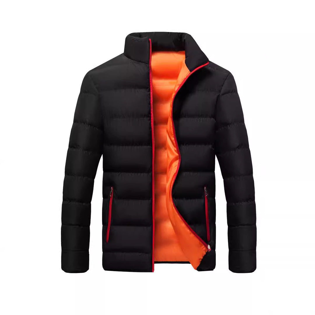 Men's lightweight quilted thermo quilted jacket with contrasting inner lining Hudson & Parker