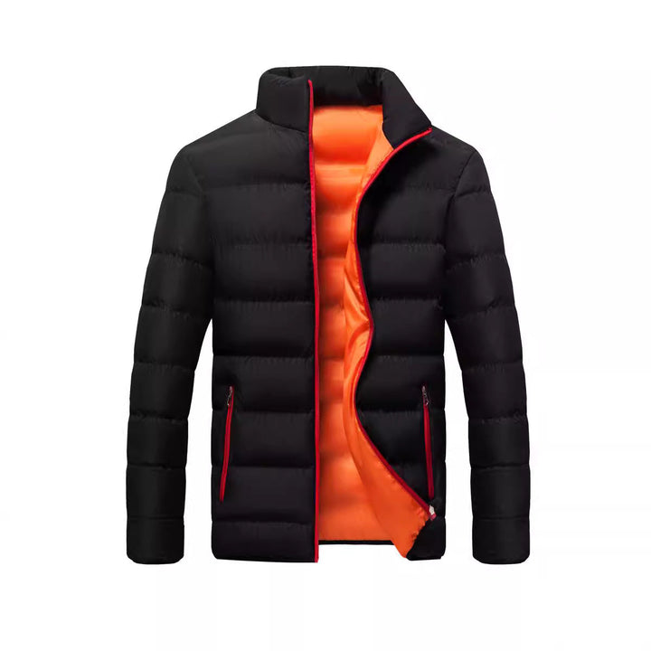 Men's lightweight quilted thermo quilted jacket with contrasting inner lining Hudson & Parker