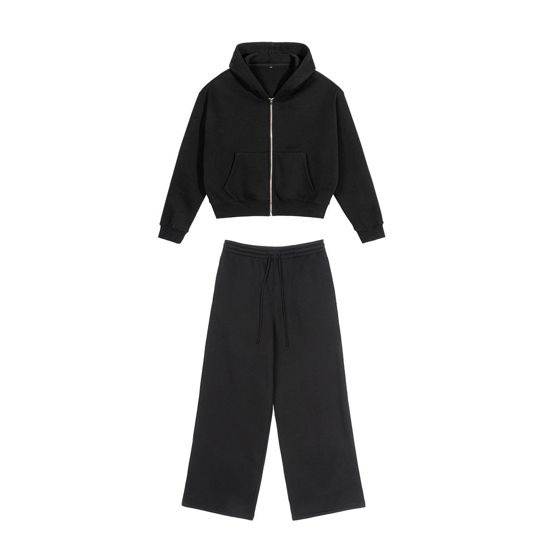 Unisex Hooded Sweat Jacket with Full Zip and Kangaroo Pocket Hudson & Parker