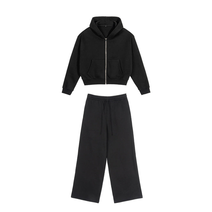 Unisex Hooded Sweat Jacket with Full Zip and Kangaroo Pocket Hudson & Parker