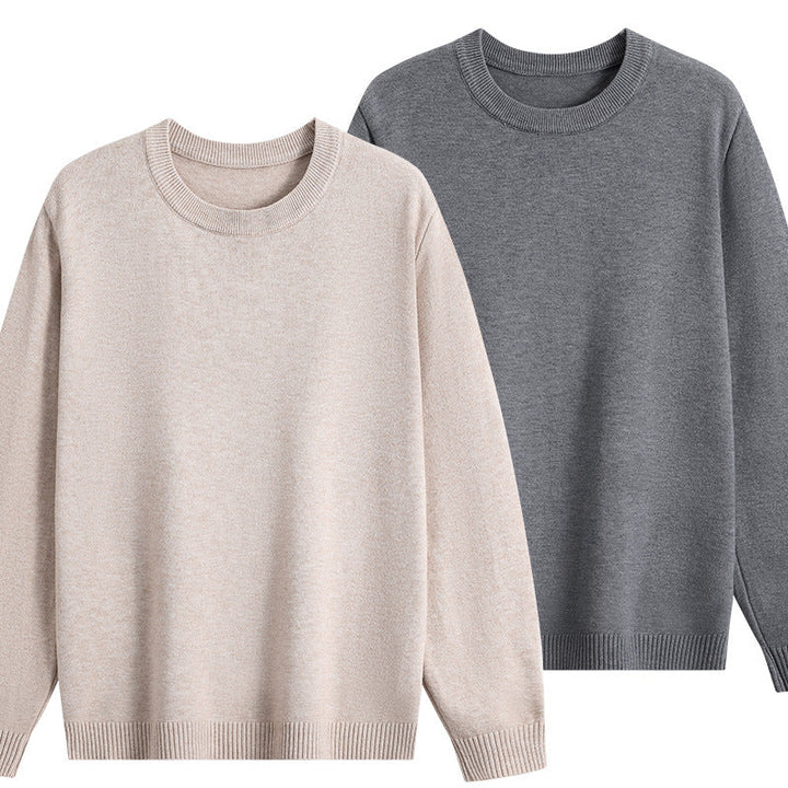 Unisex Oversize Round Neck Sweater made of heavy blend with ribbed cuffs Hudson & Parker