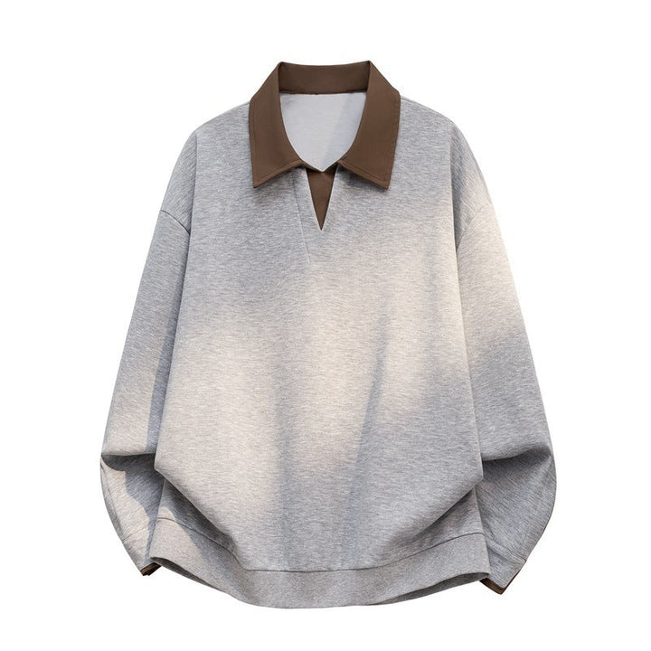 Women's Boxy Polo Sweatshirt with Contrasting Lace Collar Hudson & Parker