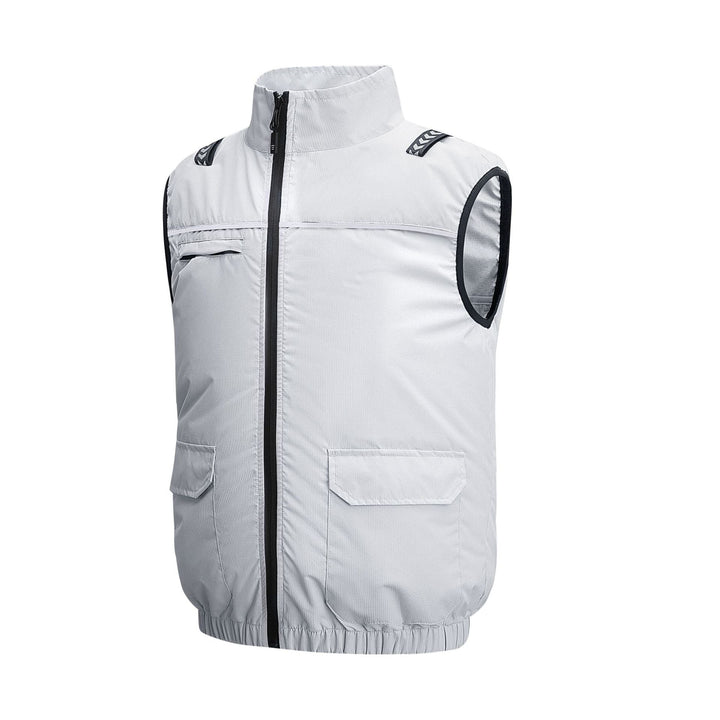 Unisex nan lightweight cooling work vest with integrated fans and external battery Hudson & Parker