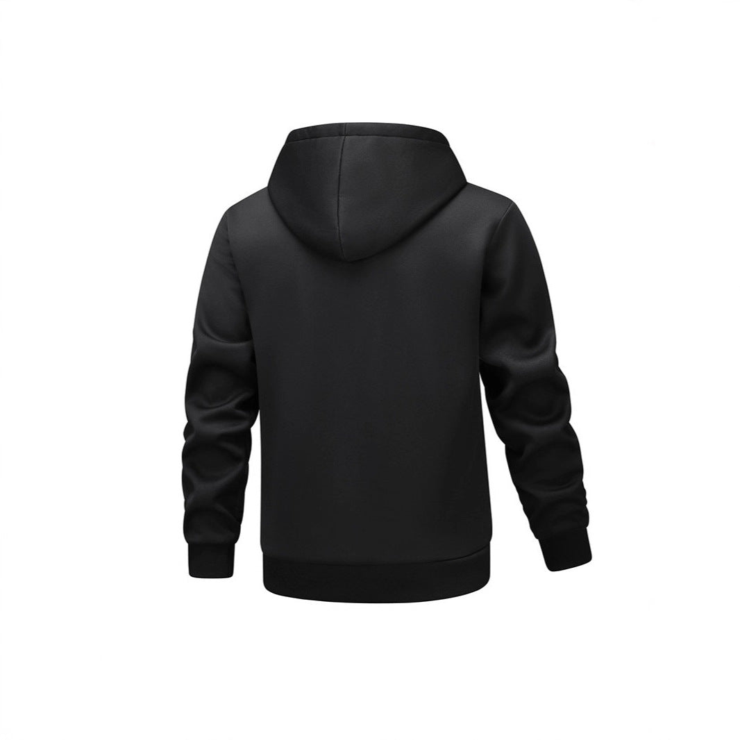 Men's Fleece Hoodie with Sherpa Lining and Kangaroo Pocket Hudson & Parker Fashion