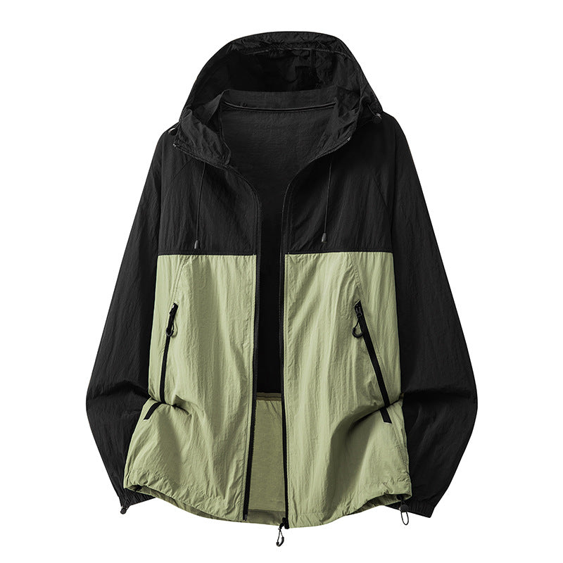 Men's Technical Hooded Jacket with Zipper Hudson & Parker