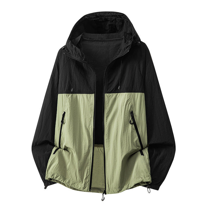 Men's Technical Hooded Jacket with Zipper Hudson & Parker