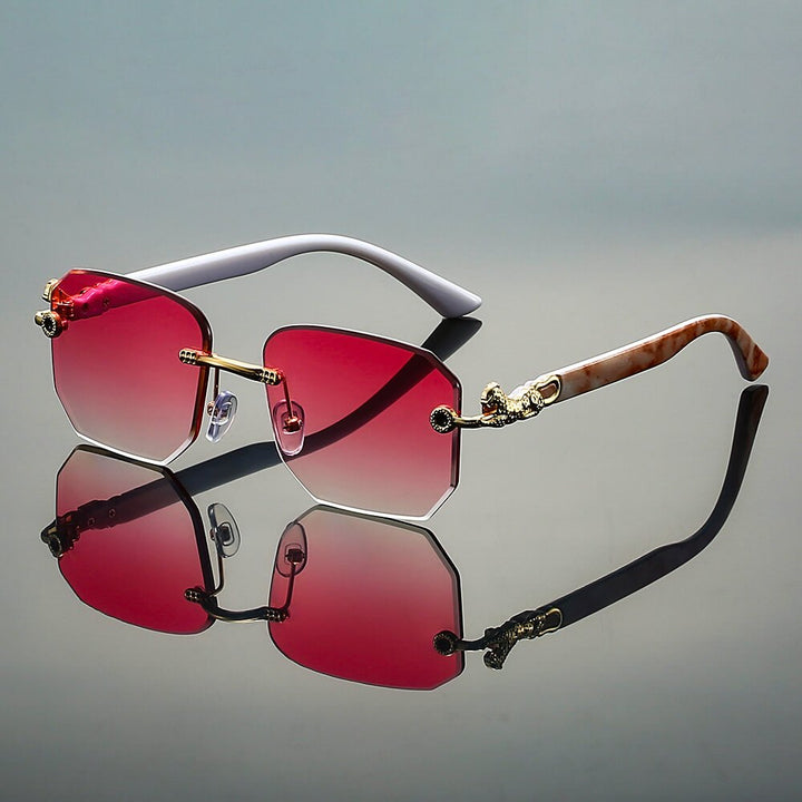 Logan Retro Rimless Shades