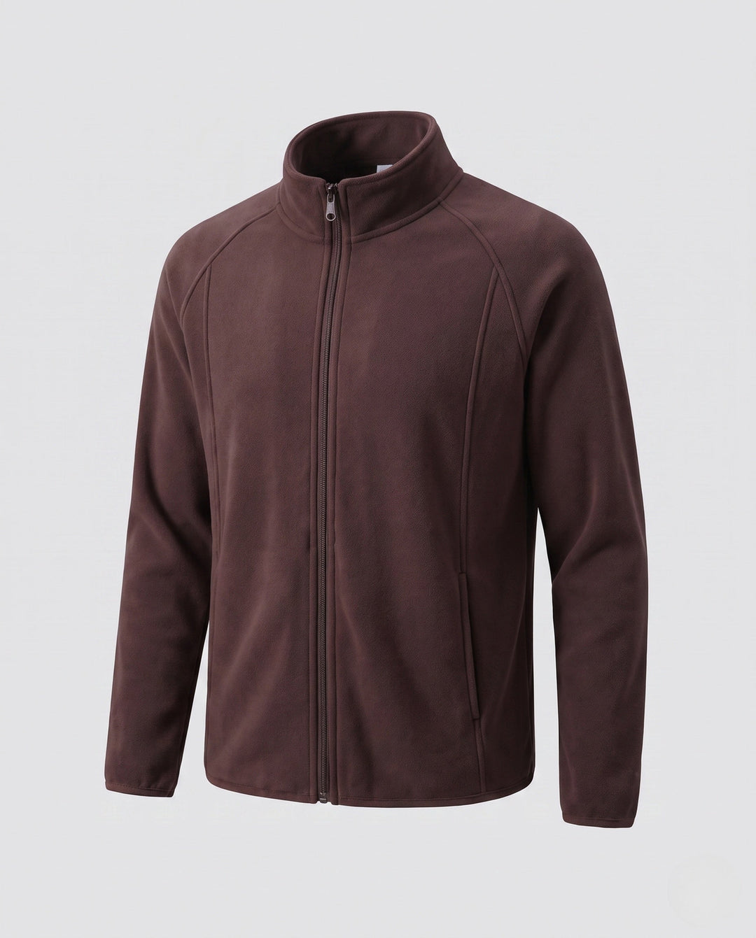 Men's fleece jacket with stand-up collar and wind protection Hudson & Parker