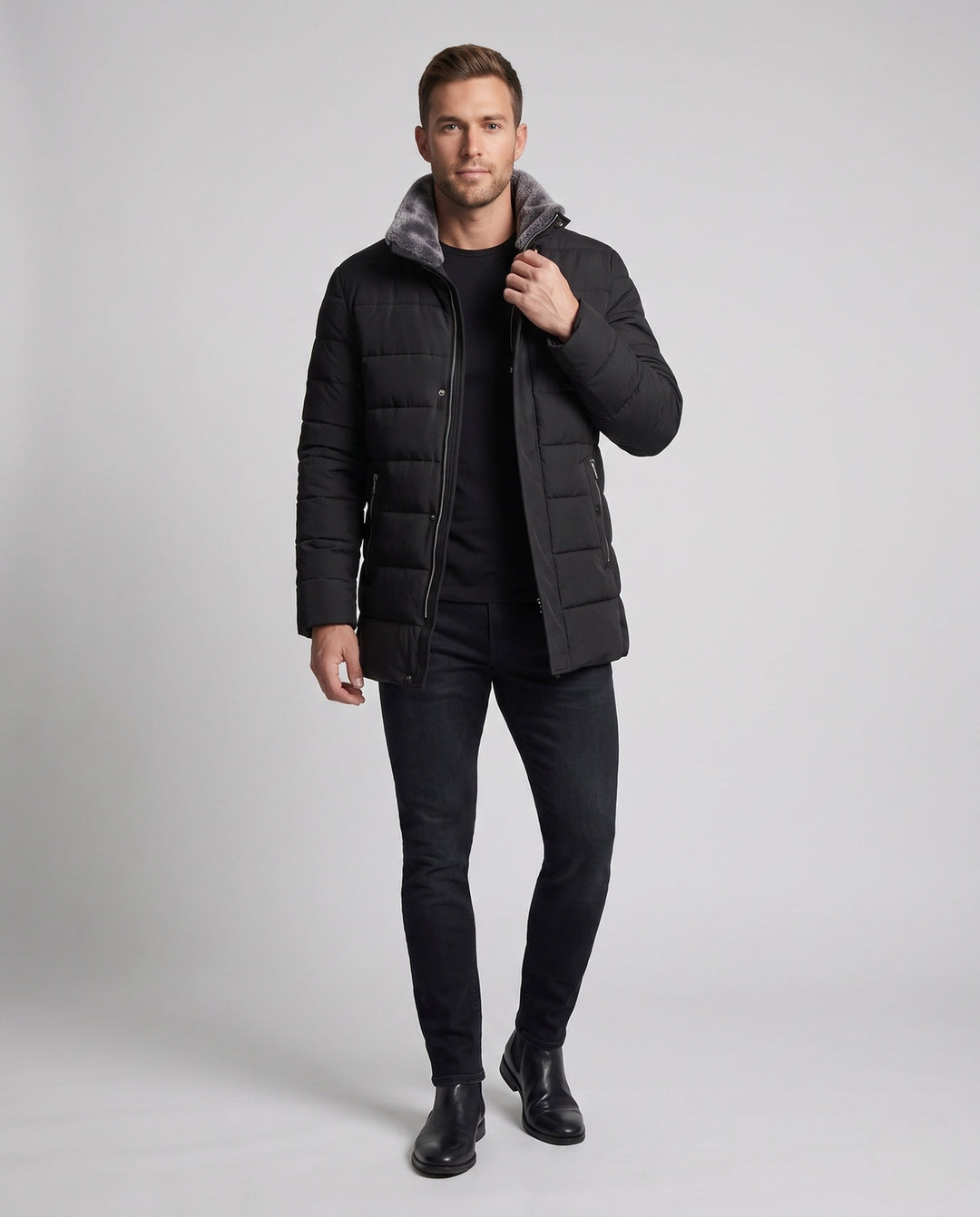 Men's Quilted Transitional Jacket
