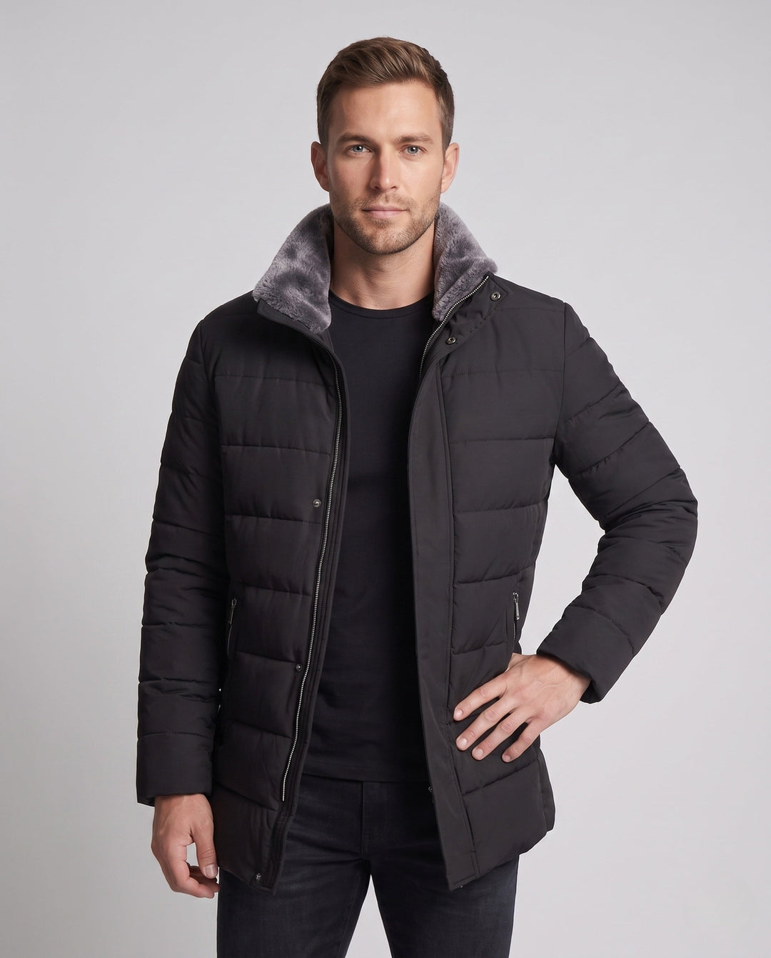 Men's Quilted Transitional Jacket