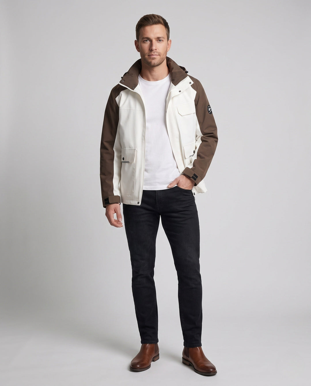 Men's Two-Tone Field Jacket