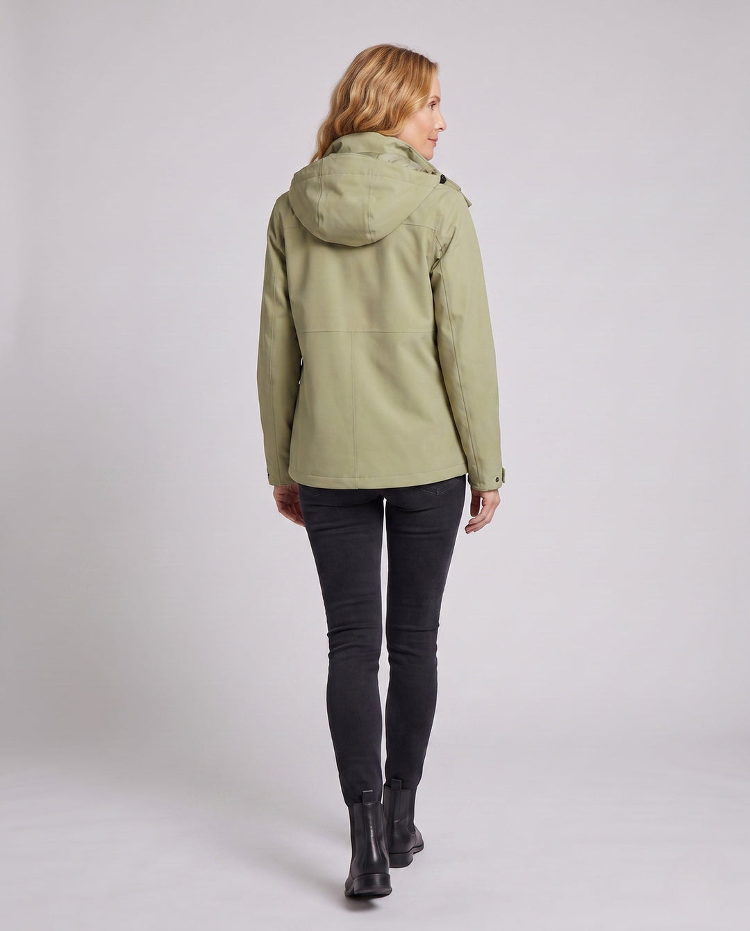 Unisex waterproof softshell all-weather jacket with removable fleece inner jacket and hood