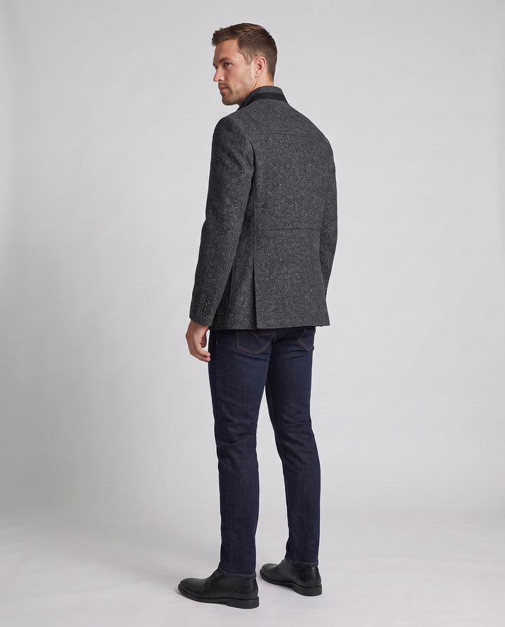 Men's Textured Short Coat