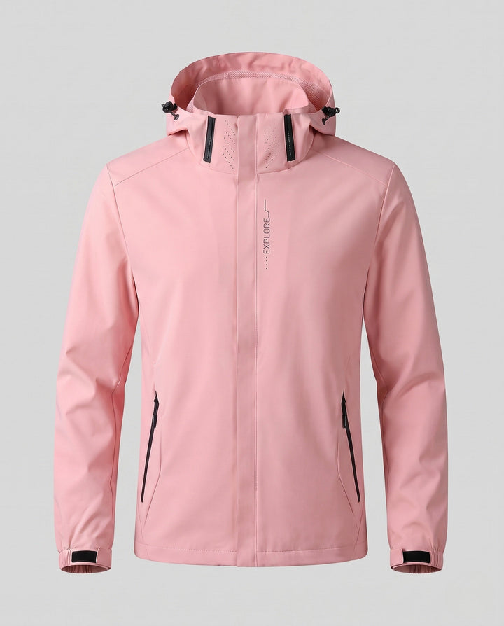 Men's Breathable Lightweight Wind and Rain Jacket Hudson & Parker