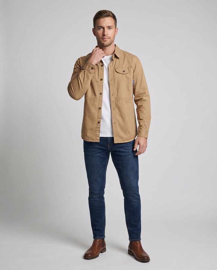 Men's Canvas Overshirt Hudson & Parker