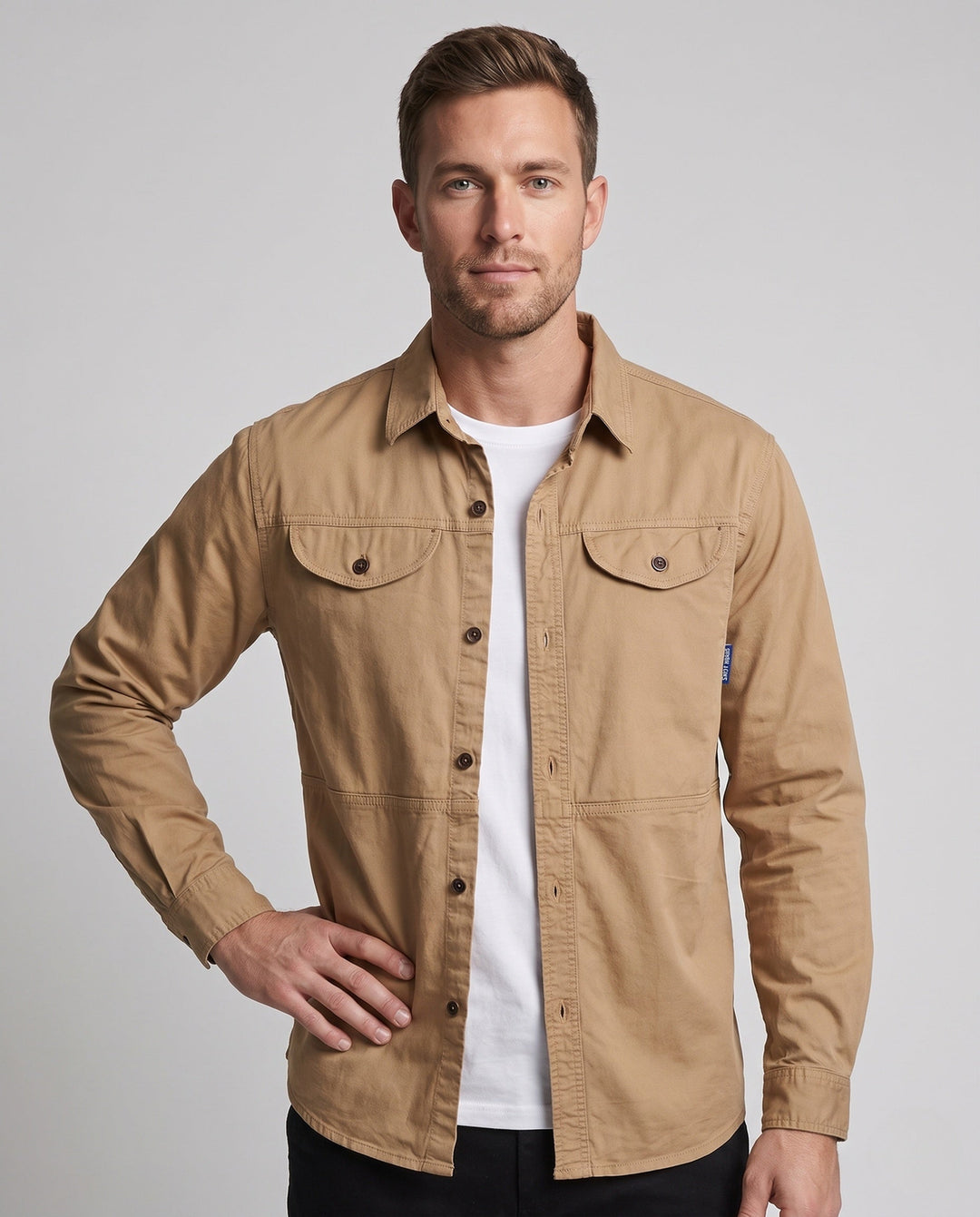 Men's Canvas Overshirt Hudson & Parker