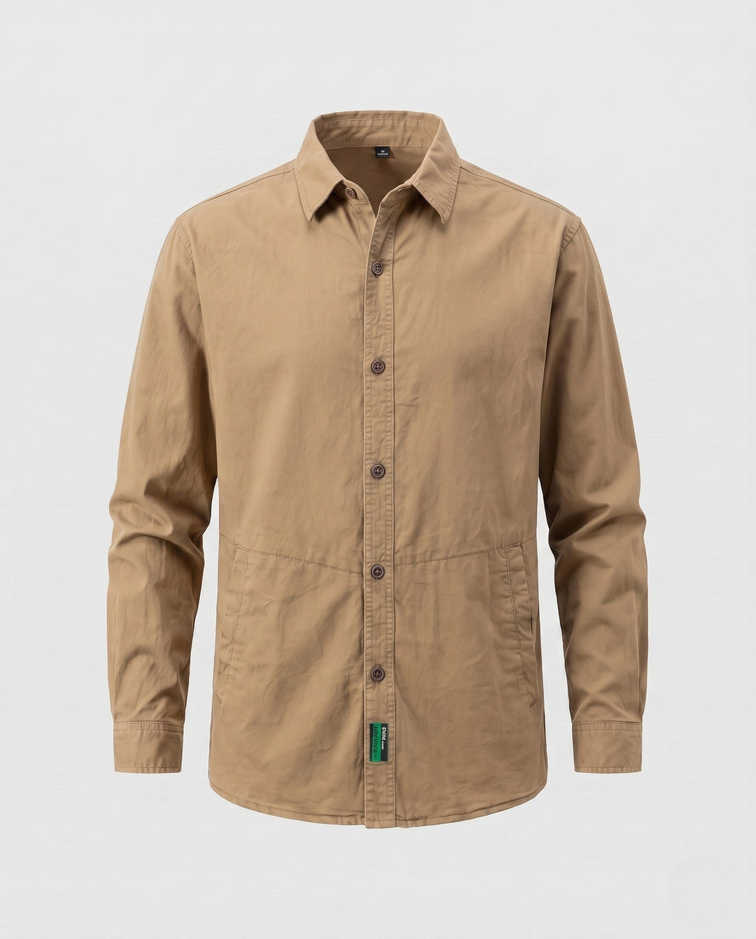 Men's shirt jacket-blouson made of blend with waist seam and light canvas structure Hudson & Parker