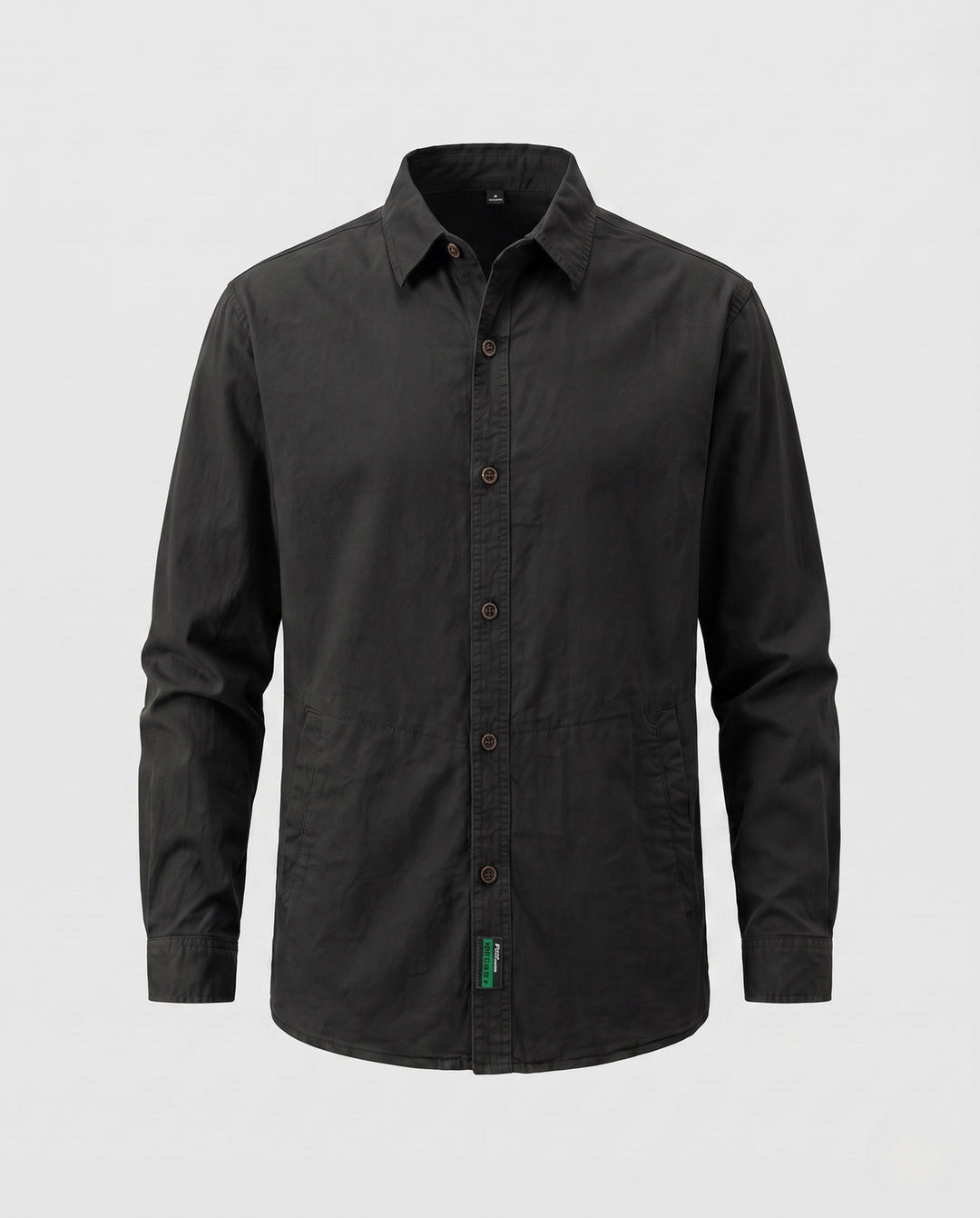 Men's shirt jacket-blouson made of blend with waist seam and light canvas structure Hudson & Parker