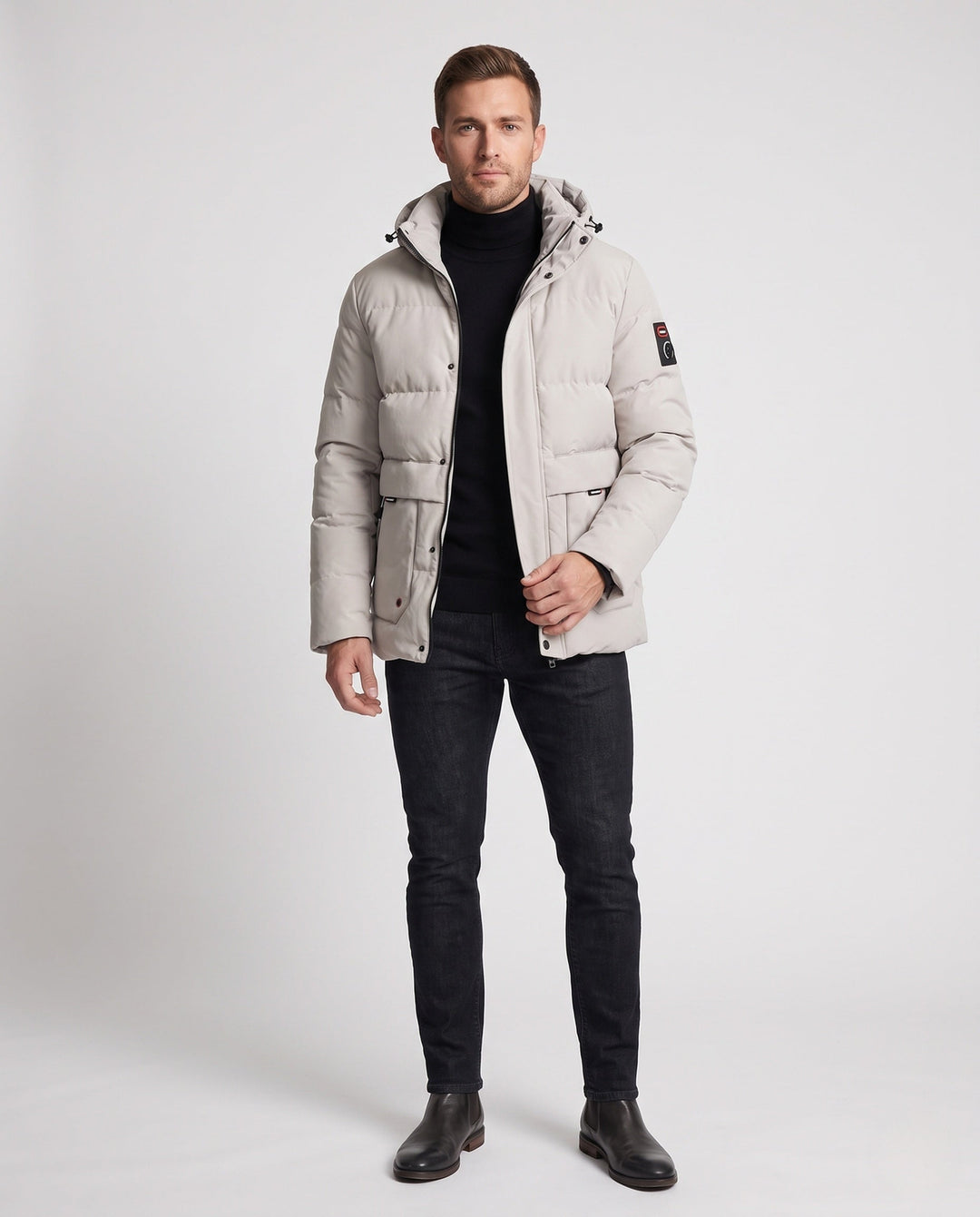 Men's Minimalist Quilted Parka