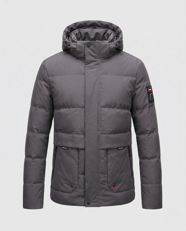 Men's Minimalist Quilted Parka