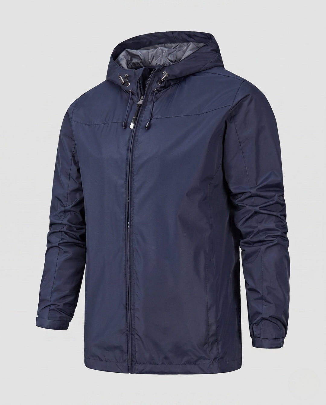 Men's lightweight water-repellent hooded jacket with padded lining and adjustable cuffs Hudson & Parker