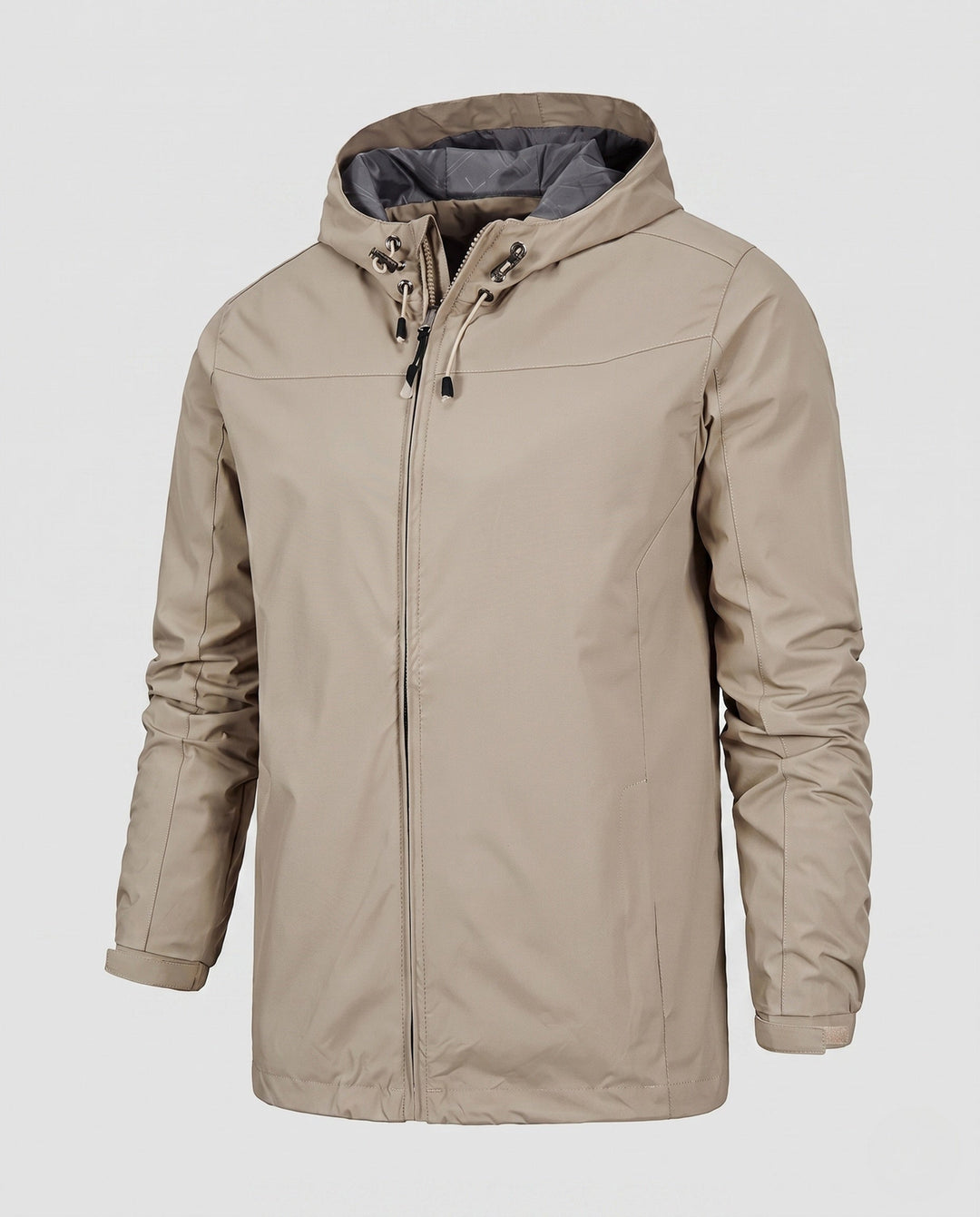 Men's lightweight water-repellent hooded jacket with padded lining and adjustable cuffs Hudson & Parker