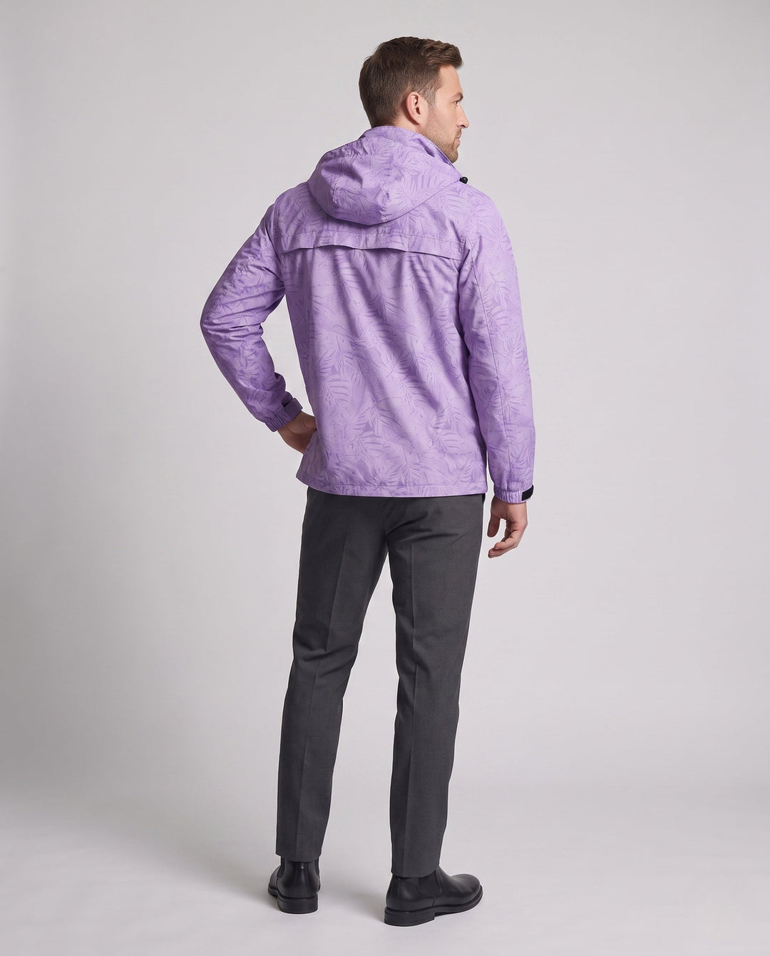 Men's Breathable Transitional Jacket with Hood Hudson & Parker