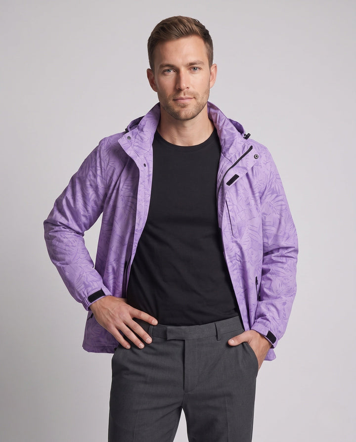 Men's Breathable Transitional Jacket with Hood Hudson & Parker