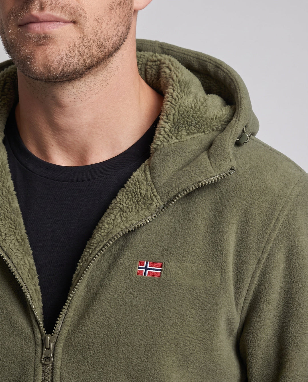 Men's Comfortable and Warm Fleece Jacket Hudson & Parker