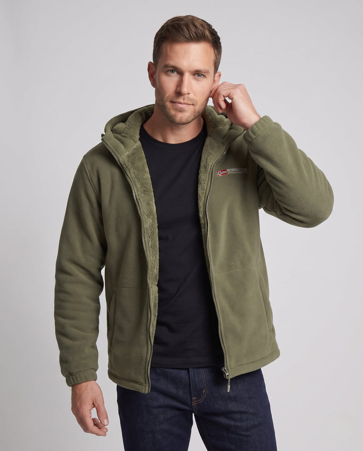 Men's Comfortable and Warm Fleece Jacket Hudson & Parker
