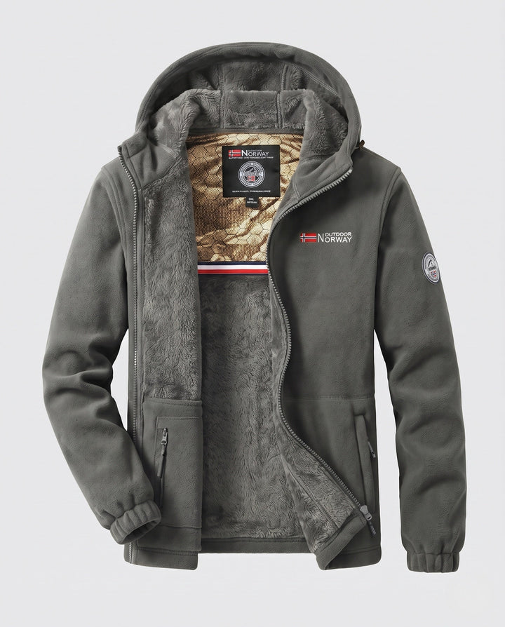 Men's Comfortable and Warm Fleece Jacket Hudson & Parker
