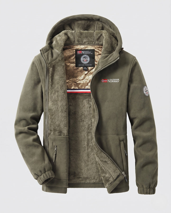 Men's Comfortable and Warm Fleece Jacket Hudson & Parker