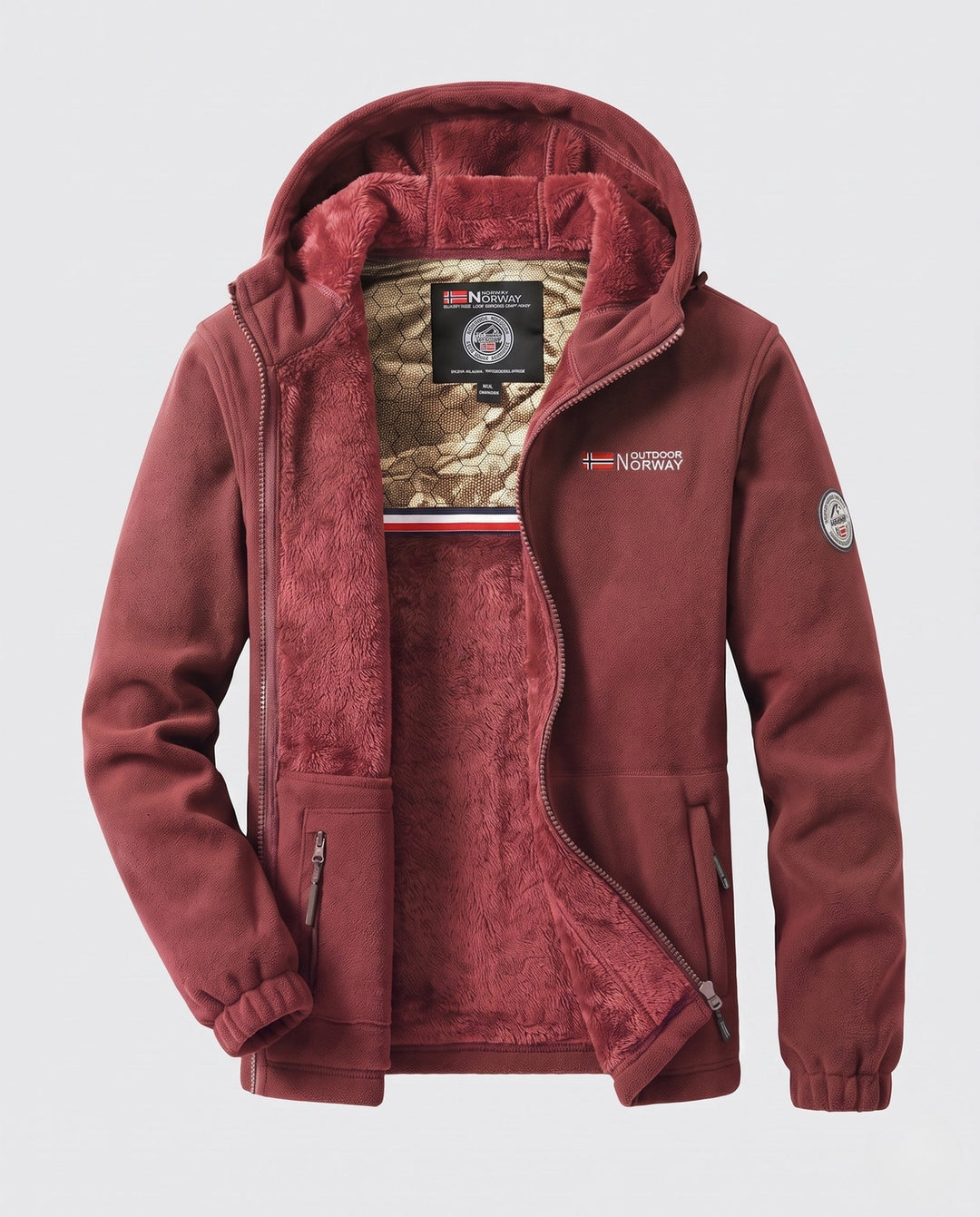 Men's Comfortable and Warm Fleece Jacket Hudson & Parker