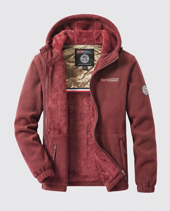 Men's Comfortable and Warm Fleece Jacket Hudson & Parker