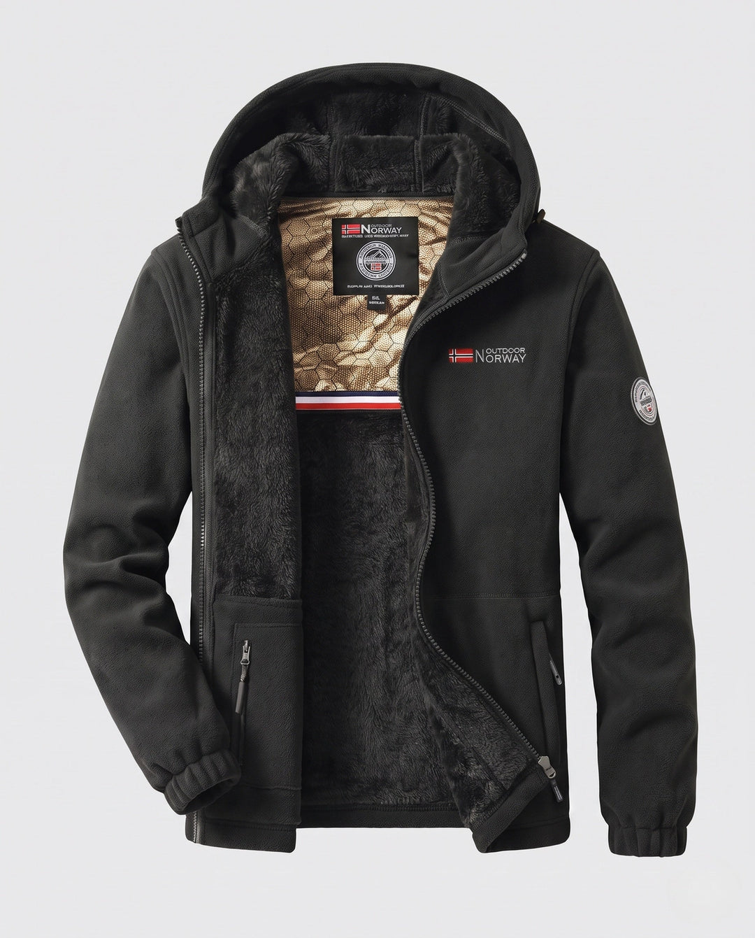 Men's Comfortable and Warm Fleece Jacket Hudson & Parker