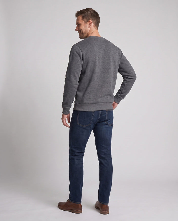 Men's Comfortable Sweatshirt with High Collar Hudson & Parker