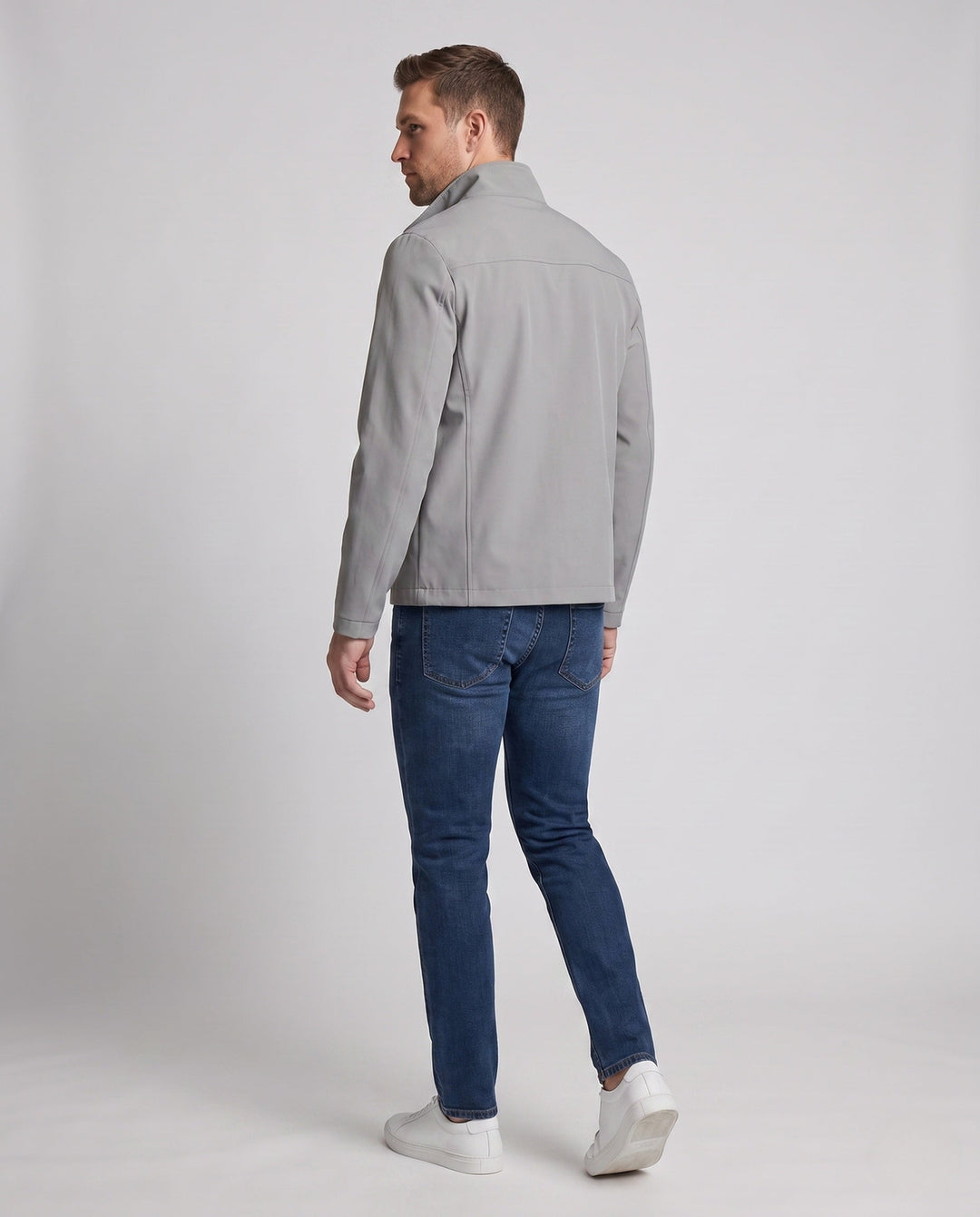 Men's Elegant Transitional Jacket with Quilted Lining Hudson & Parker