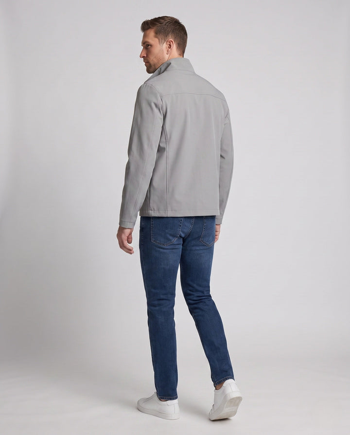 Men's Elegant Transitional Jacket with Quilted Lining Hudson & Parker