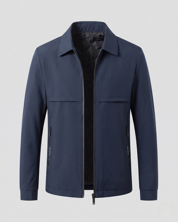Men's Elegant Transitional Jacket with Quilted Lining Hudson & Parker