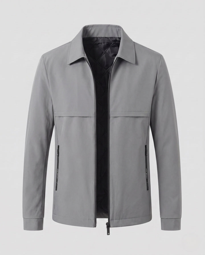 Men's Elegant Transitional Jacket with Quilted Lining Hudson & Parker